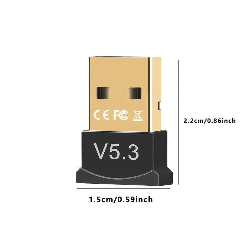 adaptateur   fil usb bt5.3 pour  /10 - transfert de données rapide,   antennes,   et  , compatibilité rétrograde automatique avec 5.0/4.2/4.1/4.0, contrôlé par application pour pc, ordinateur portable, bureau & cahier, connectivité dordinateur portable | dispositif   | plastique durable Détails du produit 0