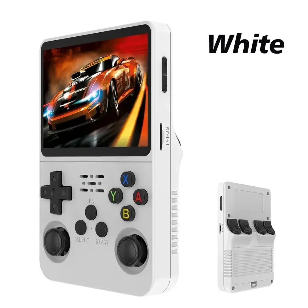 Console de jeu vidéo portable rétro R36S Système Linux Écran IPS de 3.5 pouces Pro Lecteur vidéo de poche portable Jeux de 64 Go
