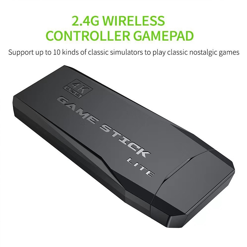 M8 20000 + jeux 64GB Console vidéo de jeu rétro sans fil 2.4G Double lecteur contrôleur vidéo 4K Game Stick Box pour TV Boy Gift