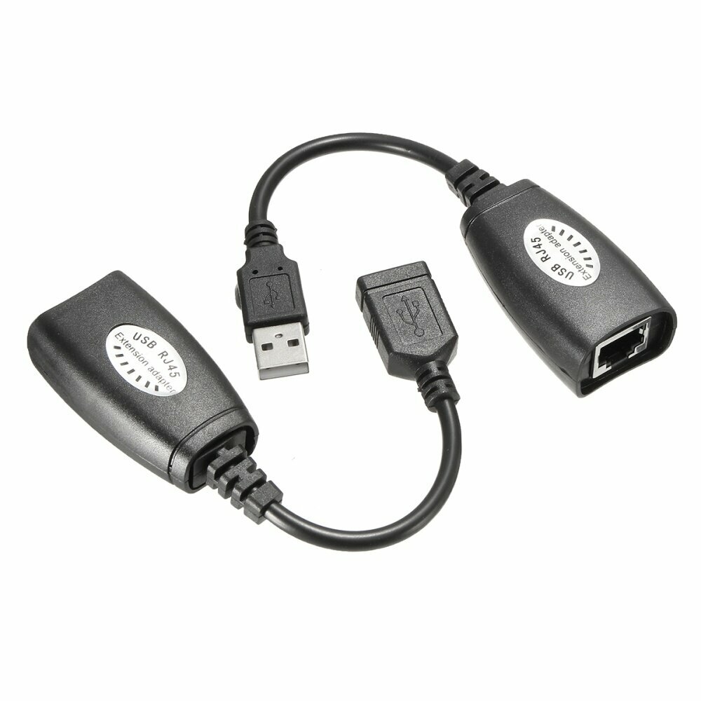 Adaptateur Rallonge Ethernet Femelle vers Ethernet Femelle, Compact - Noir  - Français