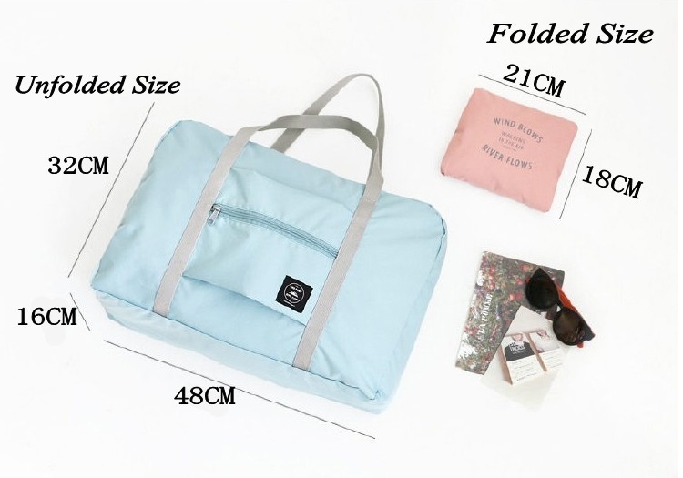2018 new nylon foldable travel bag uni Large Capacity Bag Luggage Women WaterProof Handbags men travel bags  1