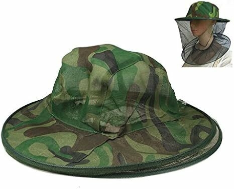 OIUHJN Lot de 2 caps de protection contre les insectes - Pour le visage - Chapeau de soleil - Bee Baseball - Bonnet turban