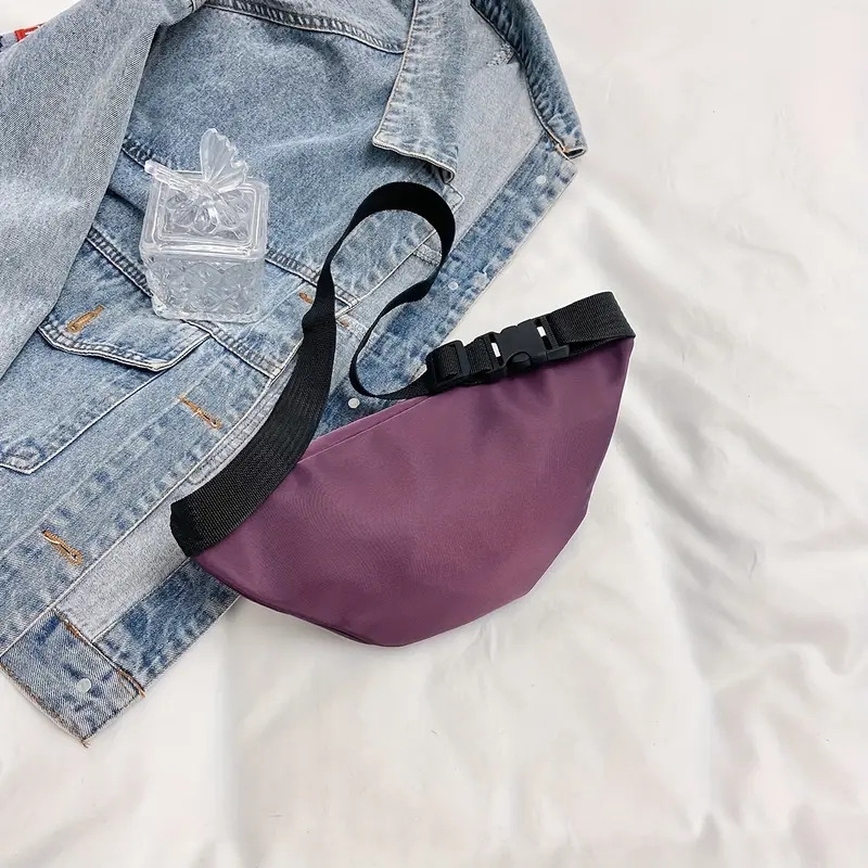 sac banane étanche - sac bandoulière multicouche élégant pour voyage, cyclisme & randonnée - tissu oxford  , style de mouvement 3