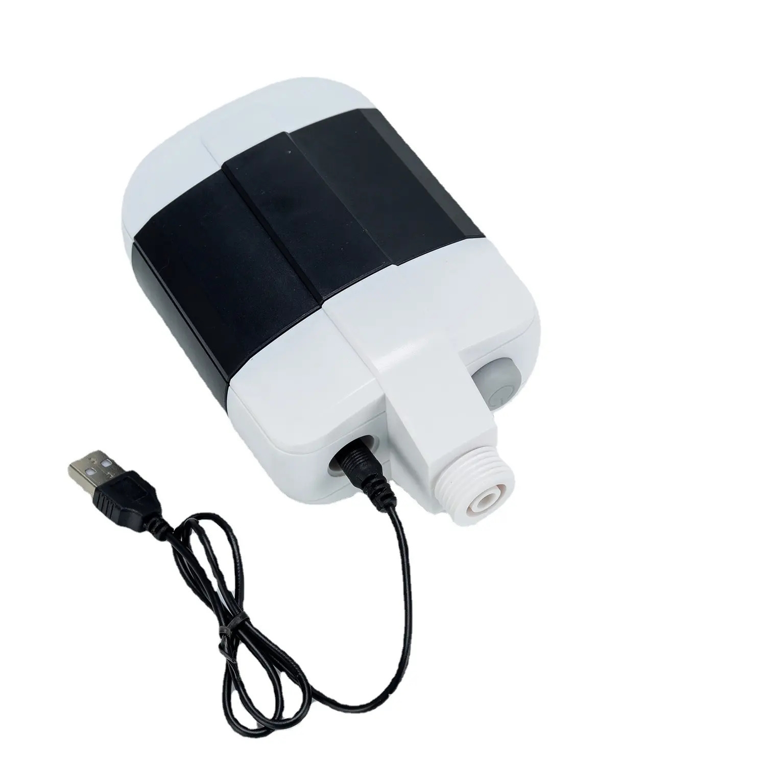 Douche de camping rechargeable par USB Pommeau de douche portable pour l'extérieur Pompe de bain 3.7V 4,9 pieds pour la plage, la plage, les voyages et la randonnée