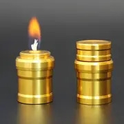 mini lampe à alcool en acier inoxydable - portable, non-électrique pour air & sécurité détails 7