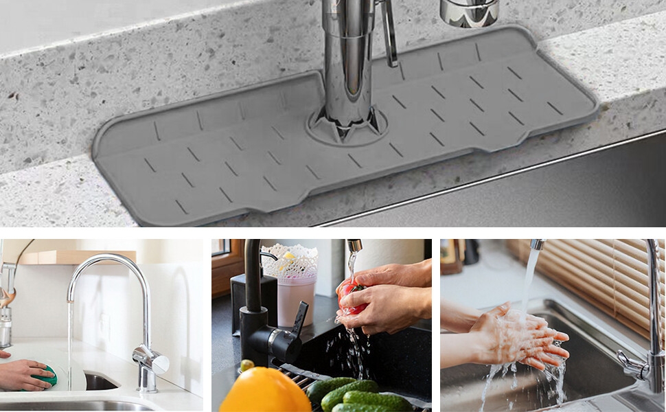 un collage de photos montrant différents types d'éviers de cuisine