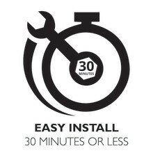 Installation facile.