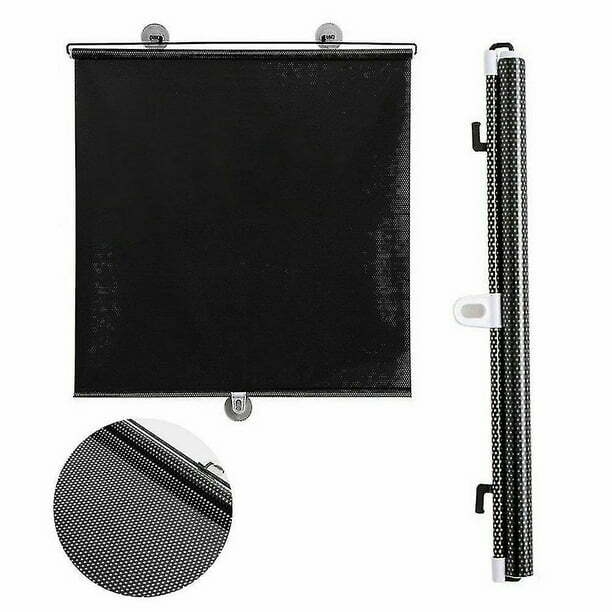 Lishi Stores Enrouleurs Pare-Soleil Rideau Occultant pour Fenêtres de Voiture et Maison (2 Pcs)