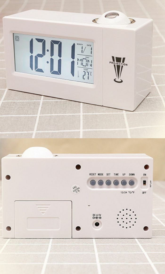 reloj proyector enchufe electrico 220v