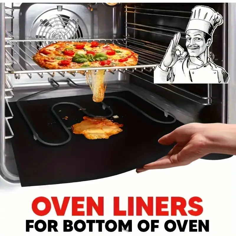 1/2pcs tapis de cuisson non-adhésifs et réutilisables - parfaits pour four à électricité & gaz, grille- et grils - de cuisine pour barbecues extérieurs & cuisson détails 1
