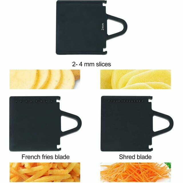 Kitchen Mandolins 4 in 1 Manual Vegetable Slicer Multifunction Cheese Grater Set with Adjustable Sta