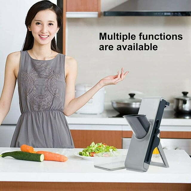 Kitchen Mandolins 4 in 1 Manual Vegetable Slicer Multifunction Cheese Grater Set with Adjustable Sta