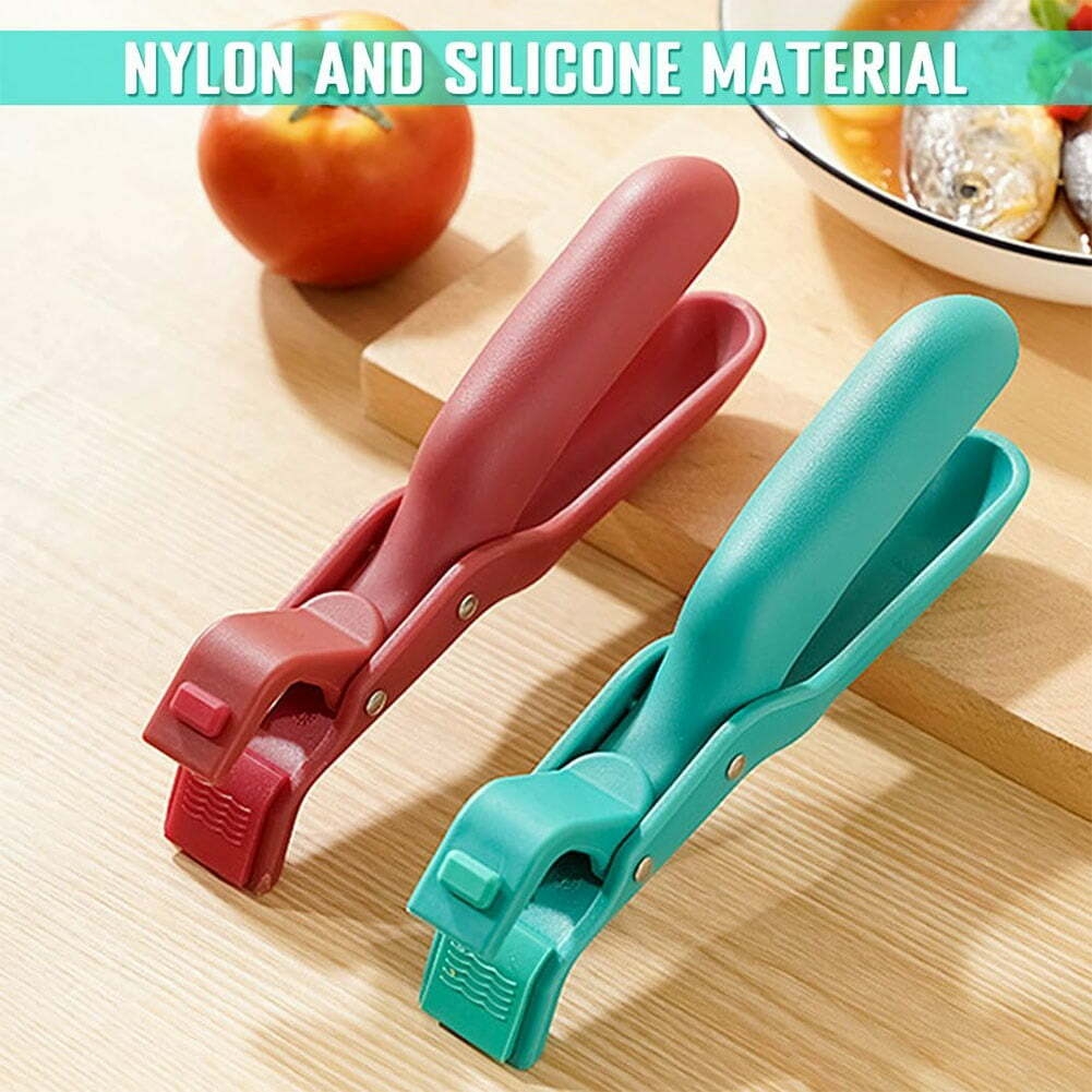 Multi-angle Hot Plate Gripper, Hot Plate Grippers Tongs, Non-slip Heat Insulation Anti-Scald Clip, Silicone Bowl Holder Clip, Bowl Dish Plates Gripper Clips, Pan Plates Grippers
