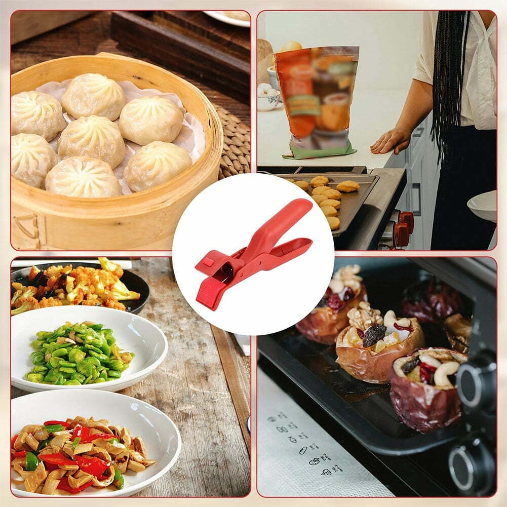 Multi-angle Hot Plate Gripper, Hot Plate Grippers Tongs, Non-slip Heat Insulation Anti-Scald Clip, Silicone Bowl Holder Clip, Bowl Dish Plates Gripper Clips, Pan Plates Grippers