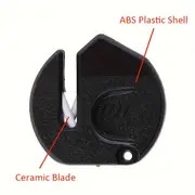 1 pièce, 2 pièces, aiguiseur de couteaux en céramique, aiguiseur de couteaux  ,   à aiguiser pour couteau dextérieur, facile à transporter, outils daiguillage de couteaux en céramique haute qualité et résistants à lusure,     ou lextérieur détails 6