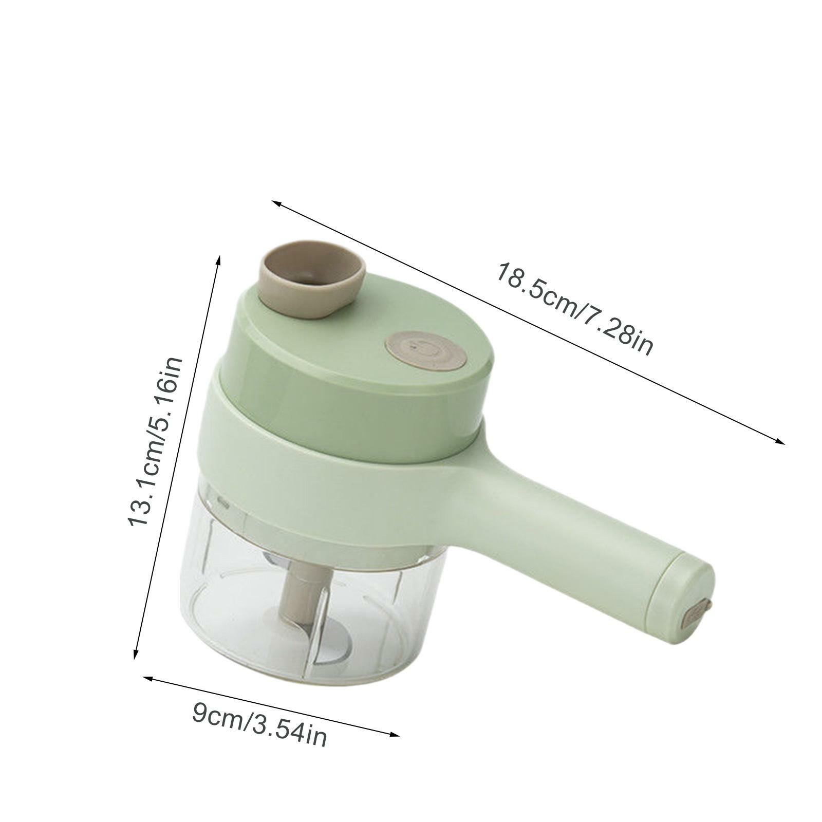 BlumWay Mini Hachoir électrique 2 En 1 Pour Ail, Batteur à œufs