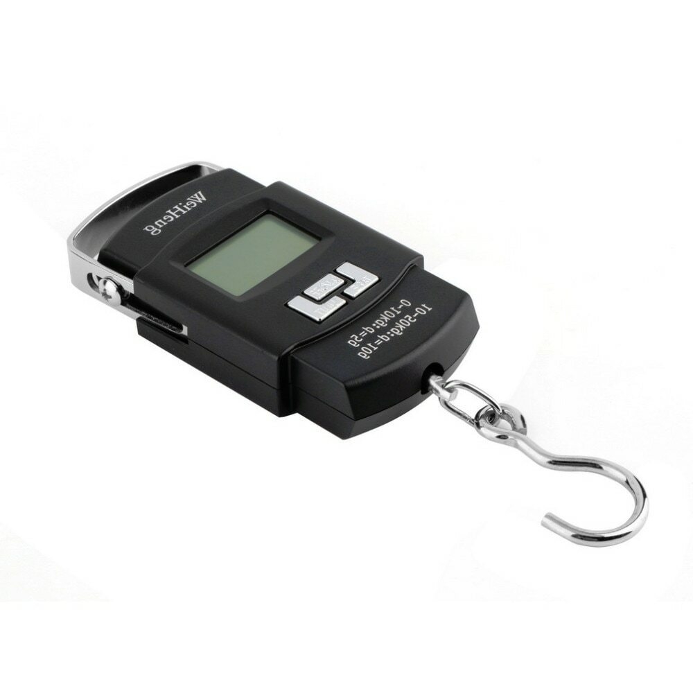 Balance à Bagages Numérique PS01 – 50 Kg / 110 Lb – Écran LCD Rétroéclairé – Avec Sangle