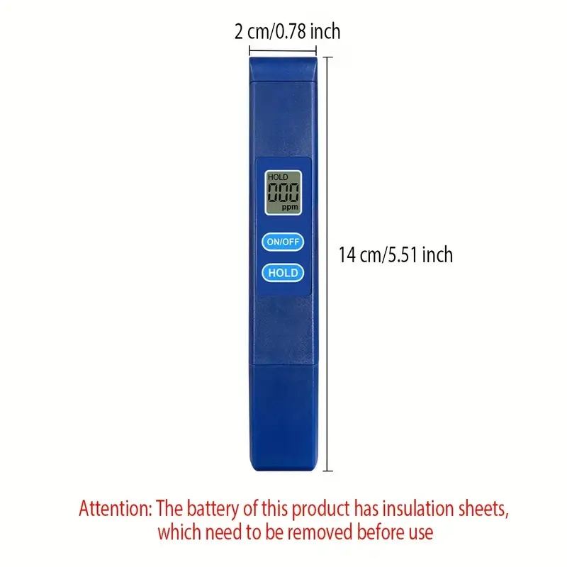 cloud prime mini tds   quality test pen - probe délectrode en   précis pour piscines, étangs de poisson,     extérieures et test de serre - alimenté par batterie,     requise, test de qualité de leau extérieure | stylo daffichage numérique | stylo en plastique durable,   de qualité de leau Détails du produit 1