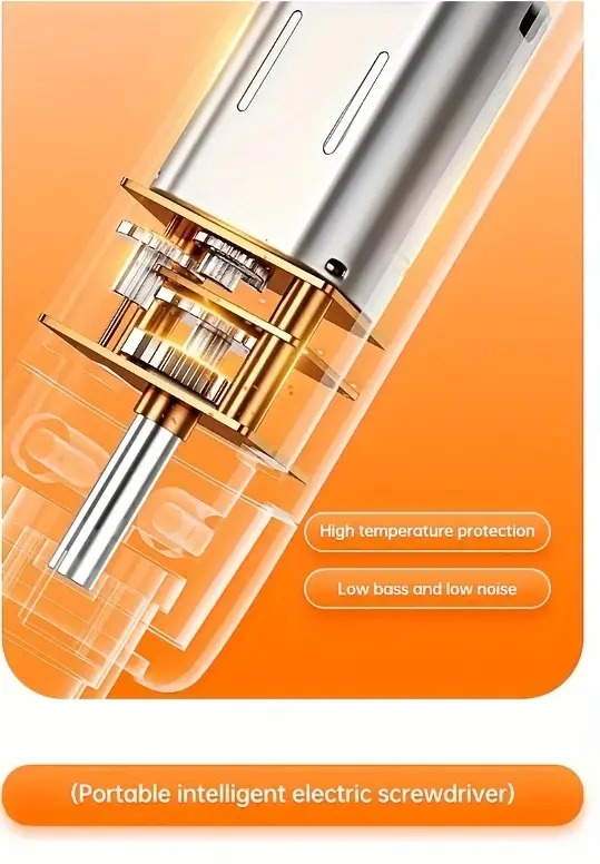 kit de tournevis électrique - silencieux,  , rechargeable avec couple  , kit doutils multifonctionnel portable 46-en-1 pour     détails 3