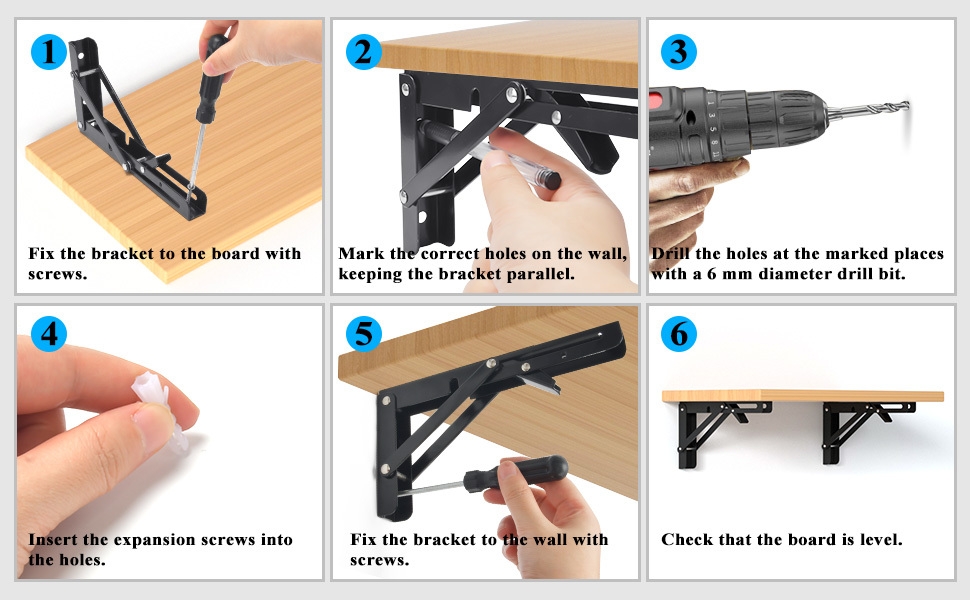 Support d' Étagères Pliable