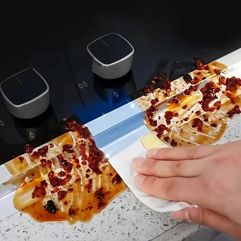 1 rouleau, autocollant étanche pour évier, ruban anti-moisissure pour comptoir, ruban en aluminium isolant thermique, accessoires de cuisine et de salle de bain détails 0