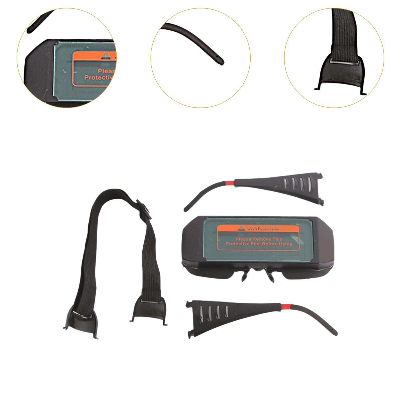 Solar Welding Glasses Automatic Dimming for Lighting for Beauty Filming Content SPA