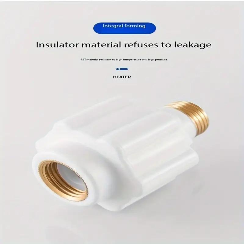 connecteur universel mural anti-électricité pour chauffe-eau, joint de sécurité étanche en plastique, avec   intégrée pour une   électrique améliorée, pour accessoire de prévention du contact externe du chauffe-eau électrique détails 3