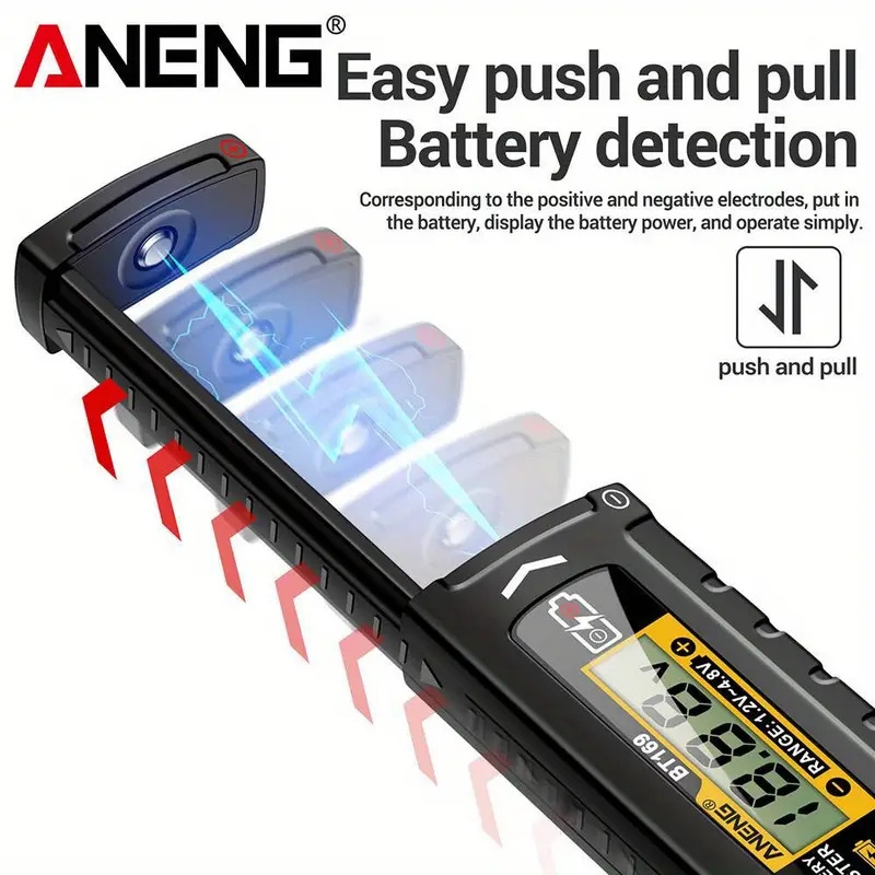   bt169   de batterie écran de visualisation numérique   multiples pas de   requise portable abs plastic   outils   batterie Détails du produit 4