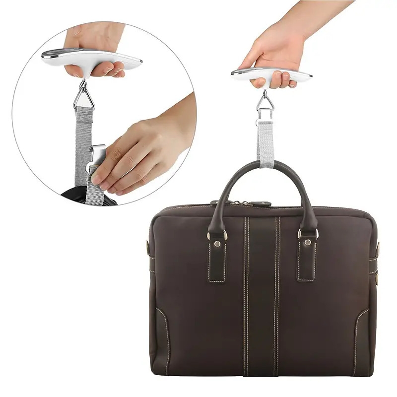 50kg portable electronic lcd digital luggage scale perfect gift for birthdays easter presidents day boys girlfriends details 0