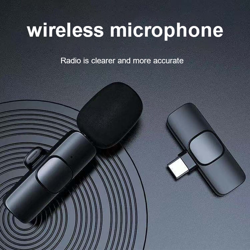 Microphone sans fil de fréquence ultra-haute Lavalier du téléphone portable  699MHz MIC 2 dans 1