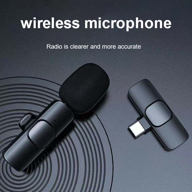 Mini Microphone Type-C cravate sans fil Plug-Play K9 micro professionnel  diffusion en direct Pour