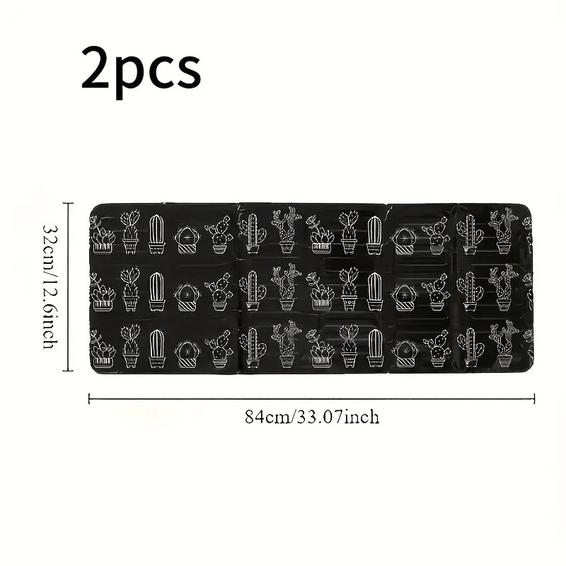 2pcs protection de poêle en aluminium à motif de cactus,     à la chaleur   les éclaboussures dhuile de cuisine, séparateur de cuisson anti-éclaboussures, protection de cuisine - décor de cuisine amusant - accessoire de cuisine en aluminium, décor de cactus détails 2