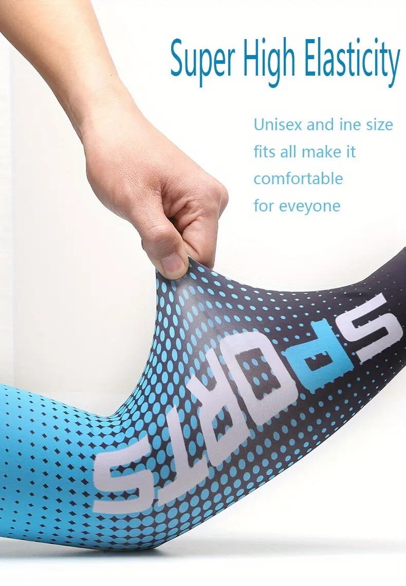 1 paire de manches de refroidissement pour les sports, protection solaire uv, pour , la pêche et le cyclisme détails 0