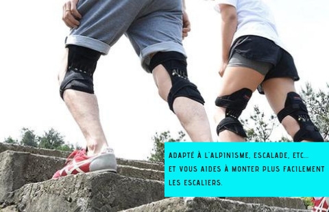 les genouillères de soutien articulaire keepleg power leg sont efficaces pour les randonnées