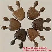 2pcs peigne en bois pour massage facial peigne petit pour des yeux du cou détails 3