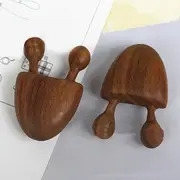 2pcs peigne en bois pour massage facial peigne petit pour des yeux du cou détails 0