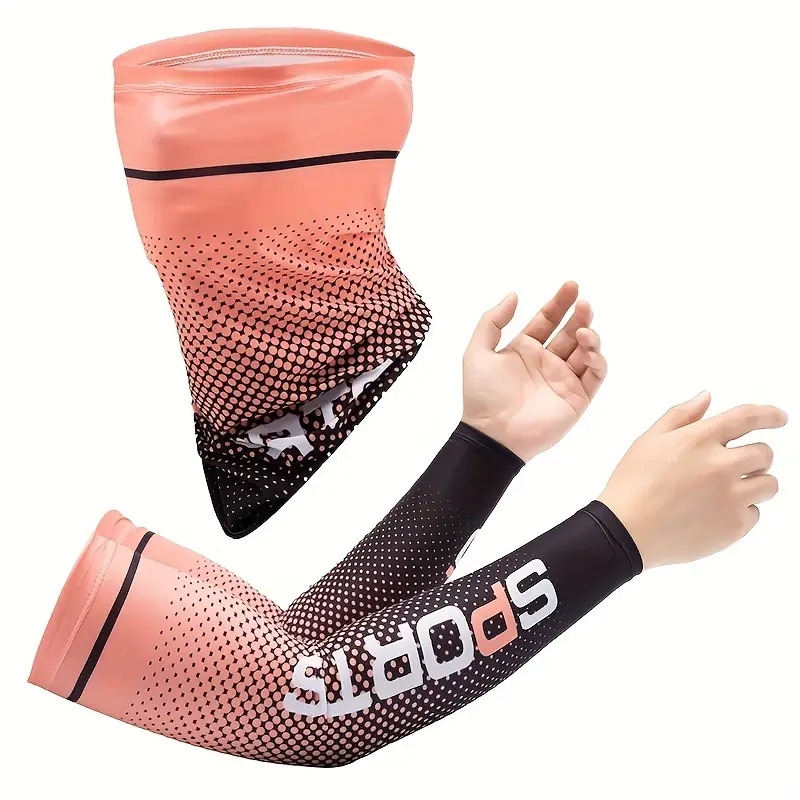 1 paire de manches en soie   pour lété, manches de bras minces et respirantes pour hommes, élastiques et adaptées à la pêche, au cyclisme et à   5