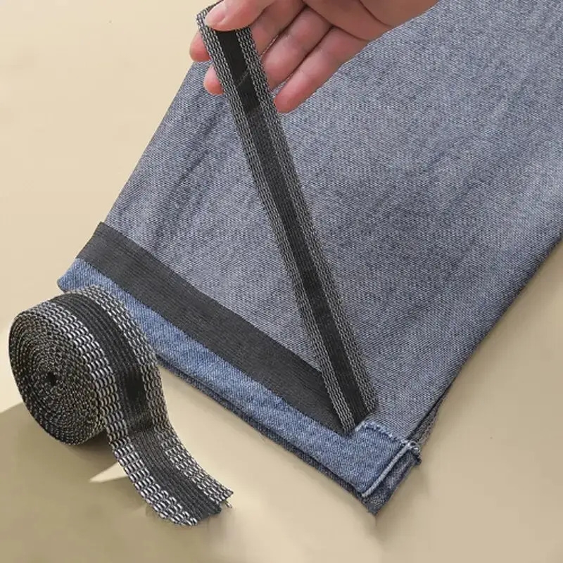 ruban à repasser pour ourlet de pantalon - autocollant de réglage de longueur facile de 39, matériau pvc, parfait pour jeans et réparations de tissus détails 1