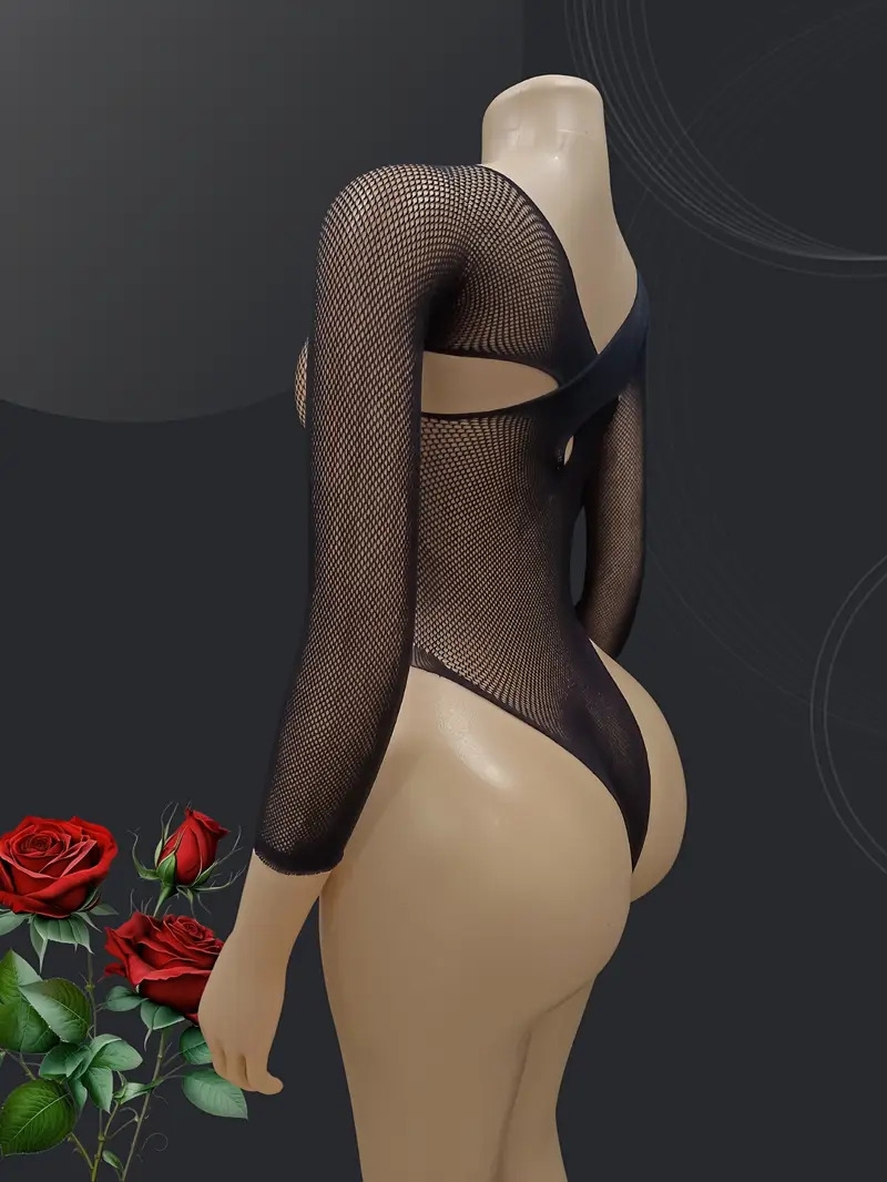 lingerie sexy respirante à haute élasticité, bikini à manches longues en , taille, body sexy détails 7