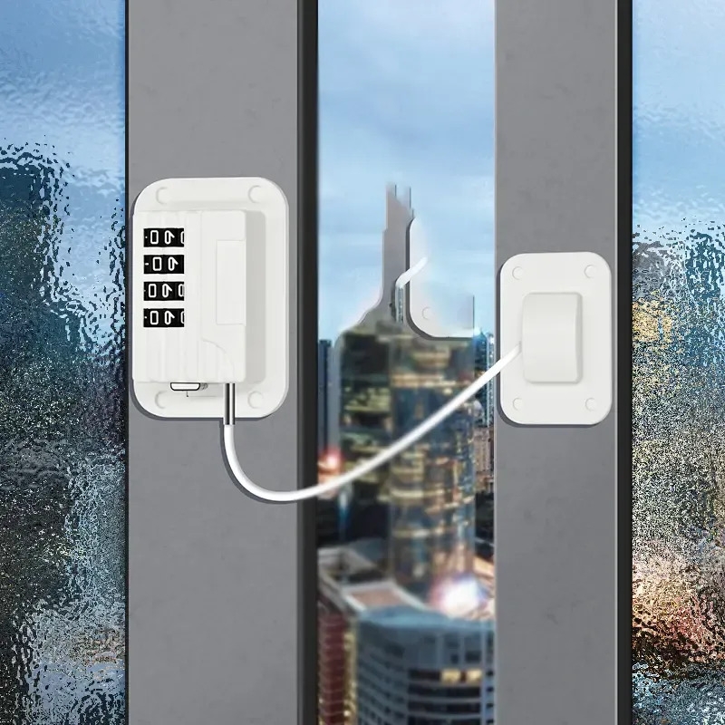 1pc Réfrigérateur Serrure Réfrigérateur Réfrigérateur Congélateur Serrure De Porte Avec Mot De Passe Pour Armoires De Cuisine Et Tiroirs Placards Fenêtres Portes Réfrigérateur Accessoires détails 2