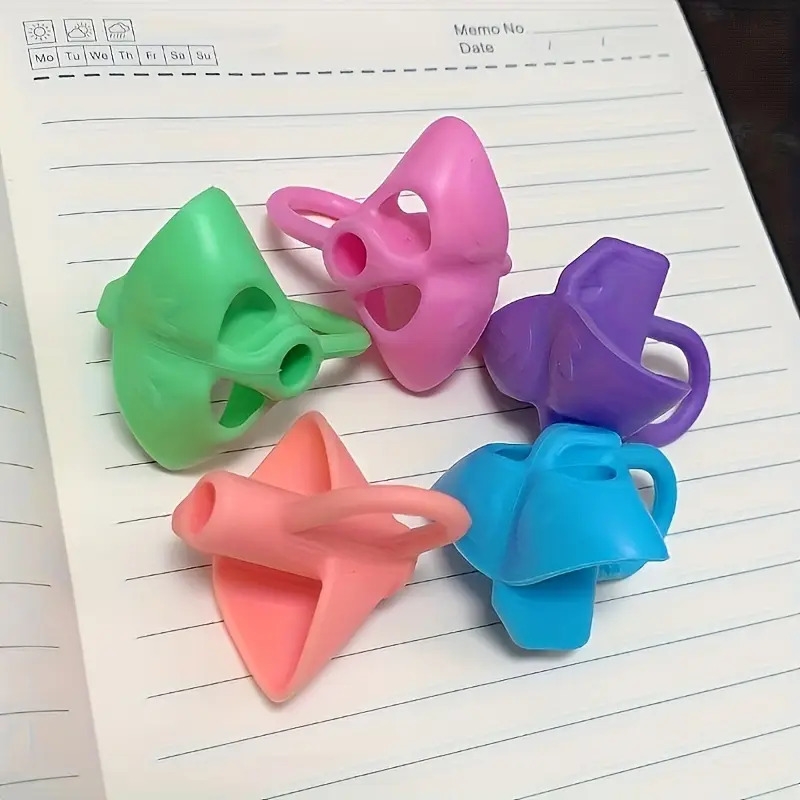 ensemble de 5 correcteurs décriture manuscrite, porte-stylo en caoutchouc souple pour de léquilibre des mains Détails du produit 5