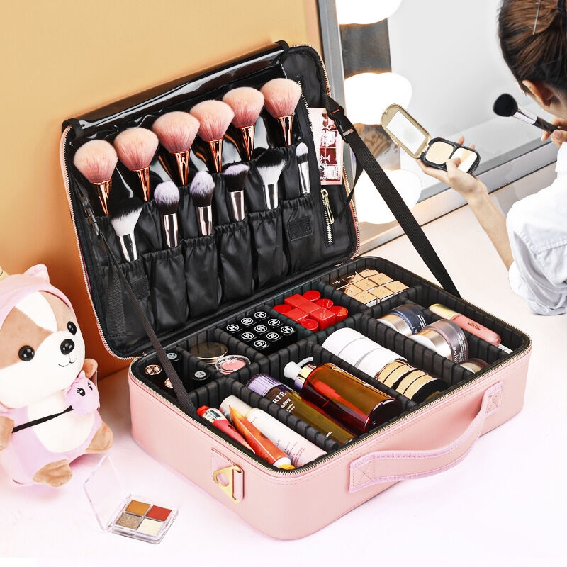 Coffret de Rangement maquillage trousse à pinceau