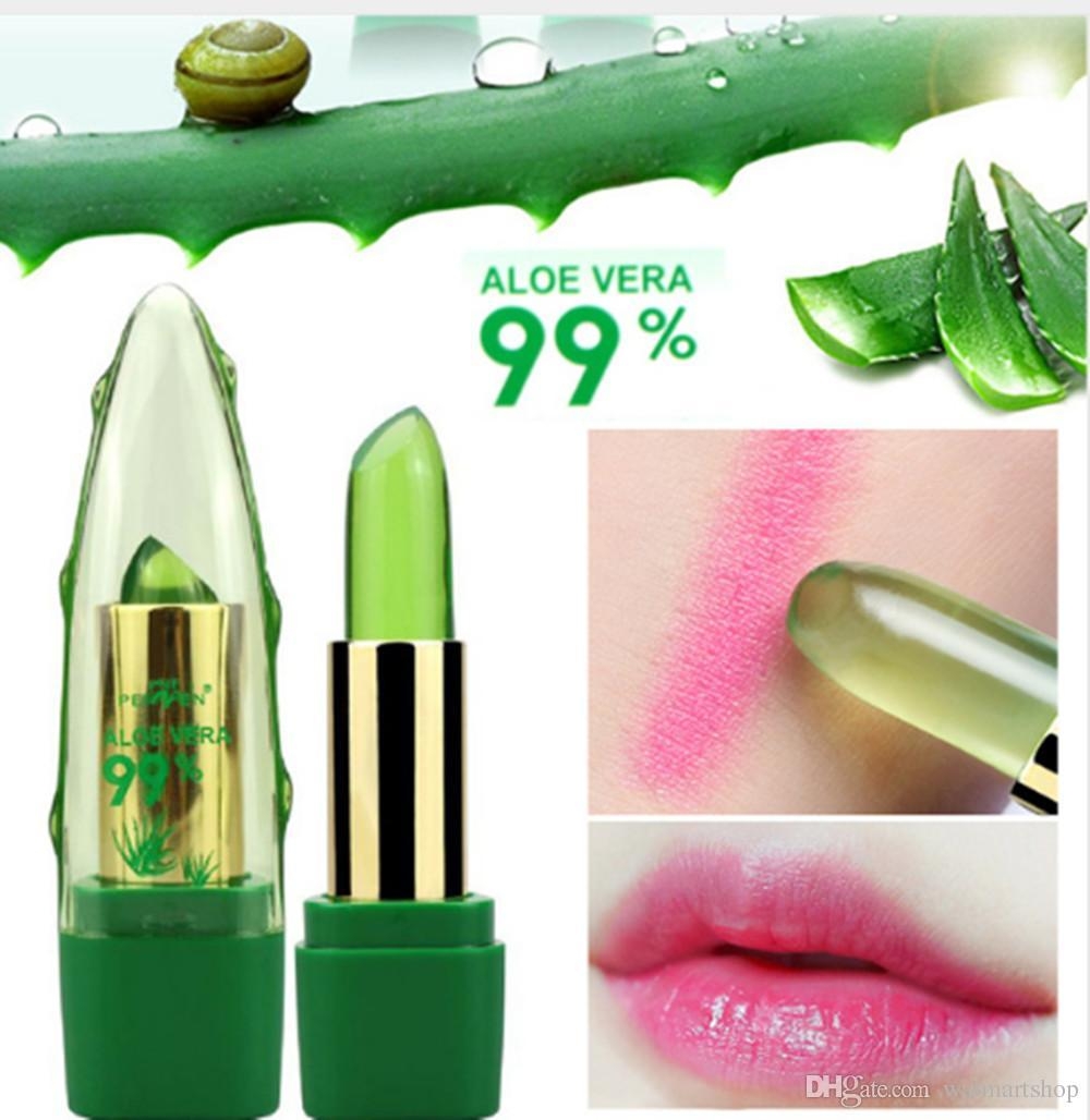 Nouveau Mode femmes rouge à lèvres 99% ALOE VERA Naturel Changement De Température Couleur Gelée À Lévres Rouge À Lèvres Longue Durée Hydratant Maquillage Des Lèvres bea483