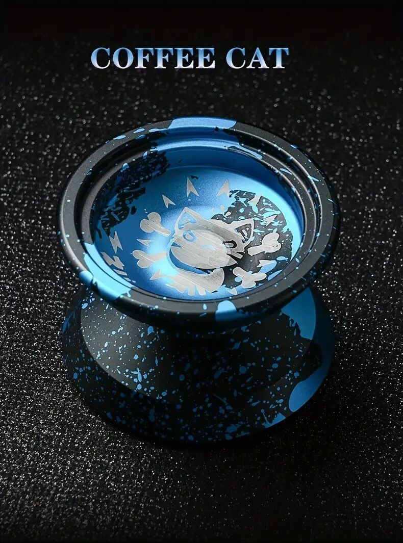 مجموعة كرة yo المتقدمة، سبائك الألومنيوم المعدنية غير المتفاعلة، لعبة رياضية خارجية متينة للمبتدئين، تتضمن قفازات، أسطوانات، 10 حبال - أسود التفاصيل 4