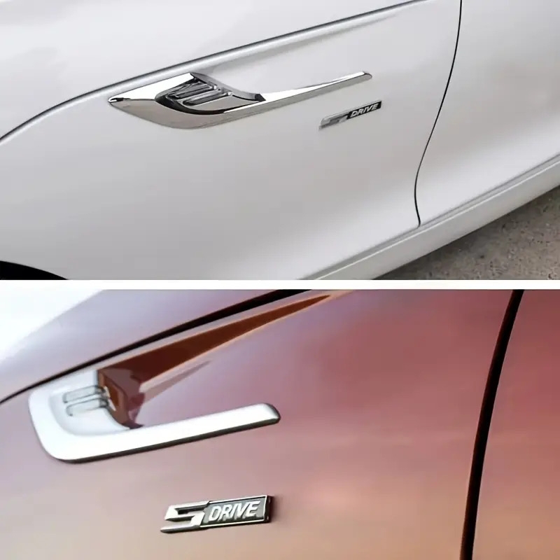 1pc écusson métallique élégant drive - adapté pour badge de coffre de   & décalcomanie de panneau latéral détails 1