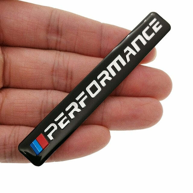 1PCS Car Decal Logo Badge Auto Accessories Sticker M Power Performance –  Carbon-styling