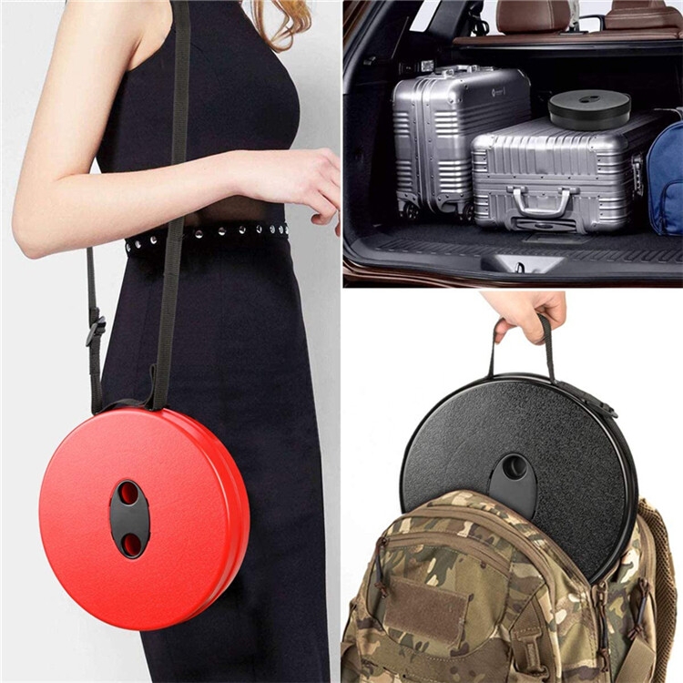 Tabouret pliable Portable, léger et robuste, avec capacité de charge de 300lb, tabouret télescopique