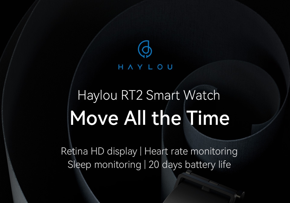 Smartwatch HAYLOU RT2, montre intelligente de sport -0