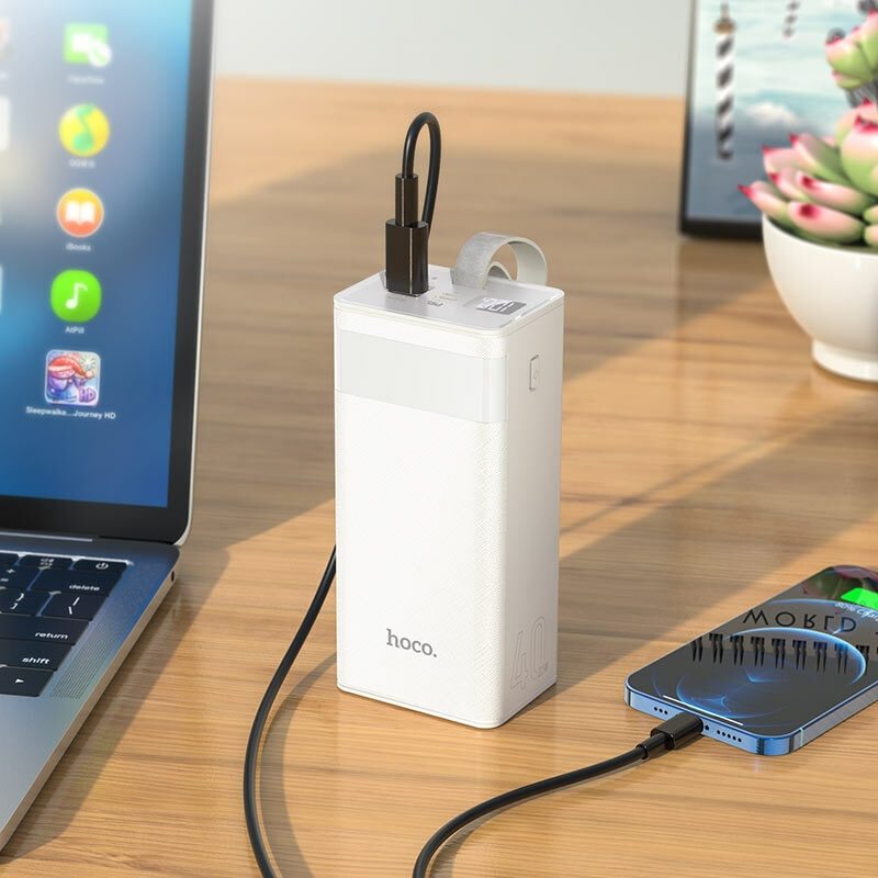 hoco j86 powermaster 22 5w fully compatible power bank 40000mah charging