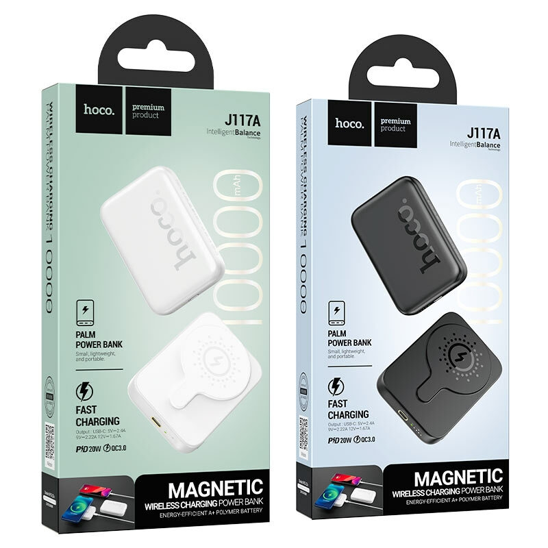 hoco j117a esteem pd20w magnetic power bank 10000mah packaging